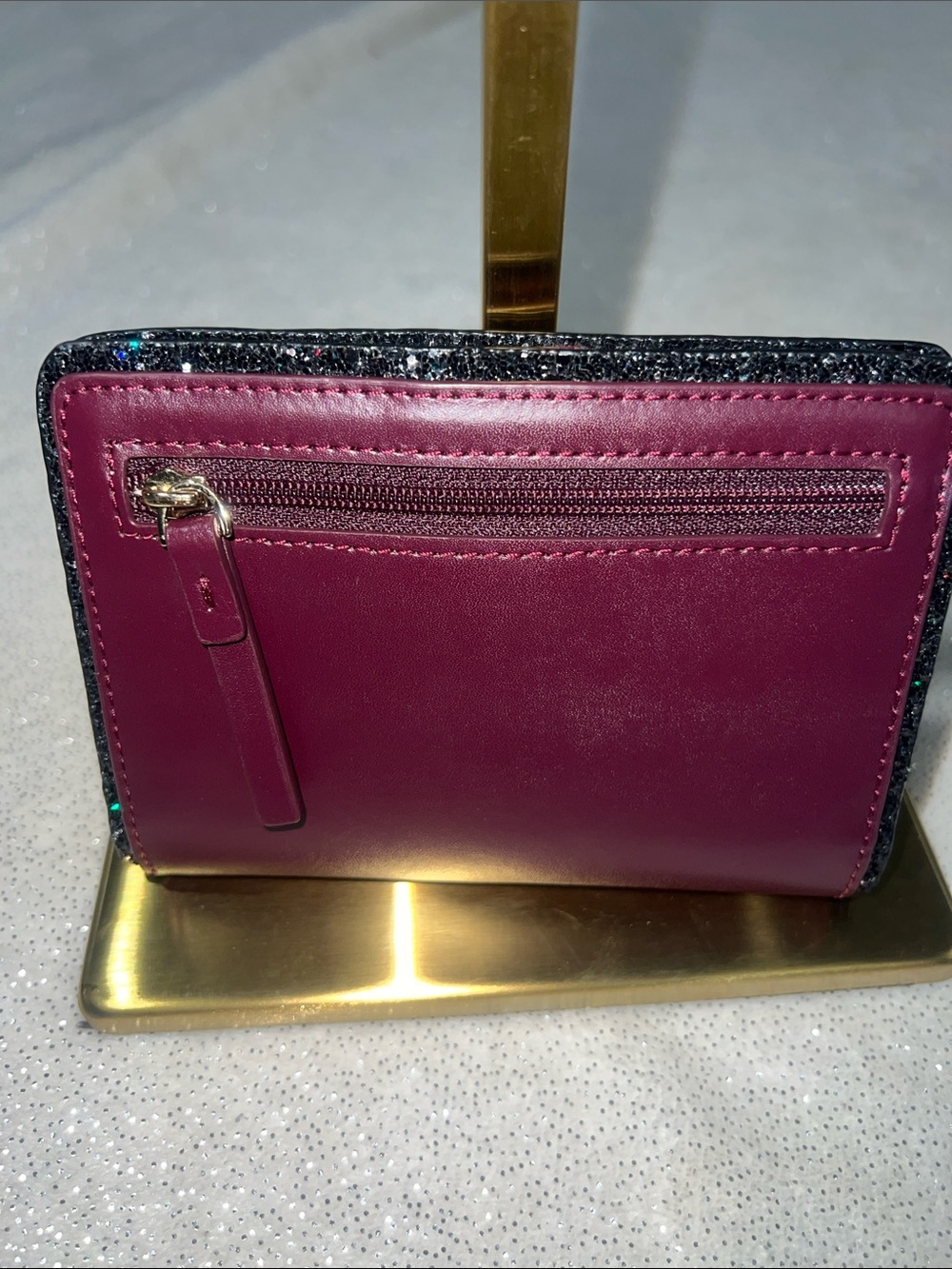 kate spade wallet in deep plum . EUC - Picture 2 of 8